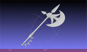 Seven Deadly Sins Escanor Axe Rhitta Printable Assembly