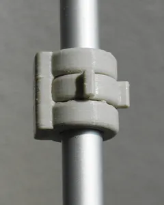 Eccentric shaft stop clamp bearing