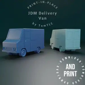 PRINT-IN-PLACE JDM Delivery Van