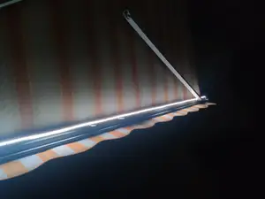 led strip mounting hooks for awning / canopy / sunblind / marquee type rails