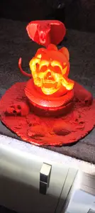 Base for Skull in Hand