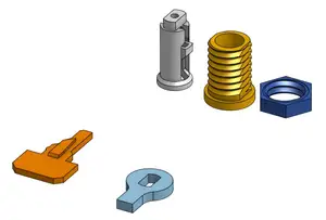 Threaded Cam Lock Cylinder