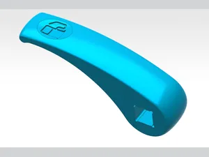 Renault fuel filler flap lever