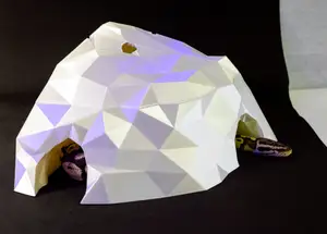Reptiles Terrarium Hide LowPoly Rock Cave