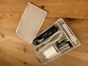 Little box for cables while traveling...or anything else really