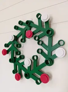 Giant LEGO Wreath (No Supports Needed!)