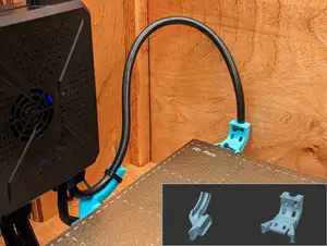 Sovol SV06 Plus Heat Bed Cable Support Bundle for tight spaces (now V2!)