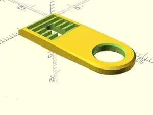 Canopy holder, customizable for MULTIPLEX models