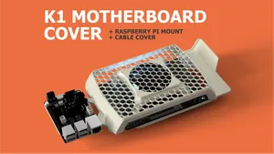 Motherboard Cover + optional RPI mount extension - Creality K1