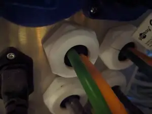 Splitted cable fitting