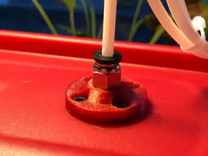 PC4-M10 PTFE fitting passthrough for drybox