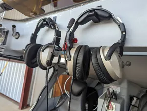 Lightspeed aviation headset hanger