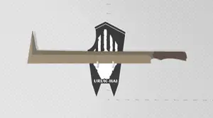 Uruk Hai Shield With Scimitar Wall Decoration