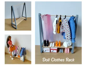 Doll Clothes Rack