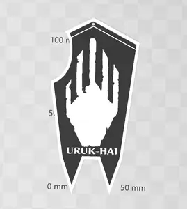 Uruk Hai Shield Necklace / Key Ring