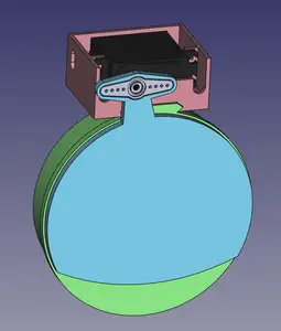 Futterluke – automatic servo cover for chicken feeder using 110mm pipe