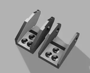 Cable flex channel (chain) ends for VORON 15x15