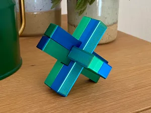 Teufelsknoten | Devils Knot - Traditional carpenter's puzzle