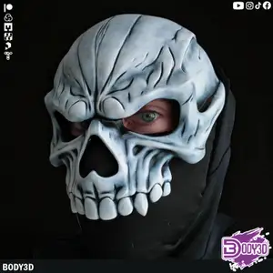 Half Mask Skull