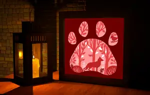 Wolf Forest Light Boxes