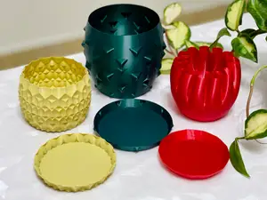 Dishes - Multi Designs for my Planter Pot Series - Vase Mode
