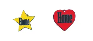 Hart/Star Home Keychain