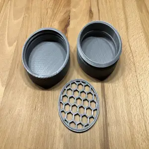 Shampoo bar can with lid and thread / Shampoo bar Dose mit Deckel und Gewinde