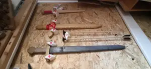 Hook for medieval kids toys / wall organizer