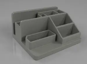 Tiered Desk Organizer – Multi-Level Storage for Pens, Notes, Cards & Office Tools
