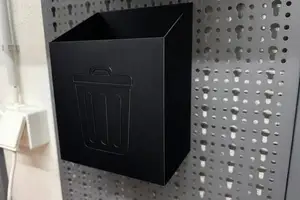 Küpper Pegboard Waste Bin / Trash Container (Hang-On)