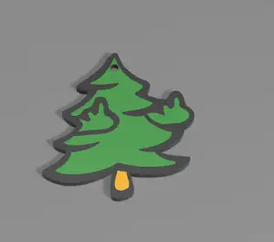 Naughty Xmas Holiday Keychain
