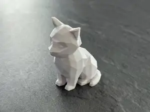Cute Low Poly Cat (No Supports)
