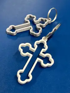 Hollow Orthodox Cross (Keychain)