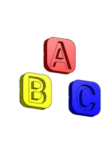 Large capital letters for the Qube 500