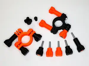 GoPro style thumb screws and handle bar mount