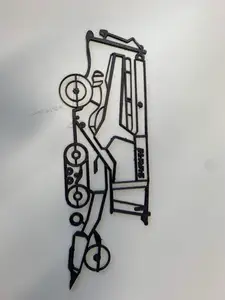 Claas Lexion 5500 Harvester Silhouette Wallart