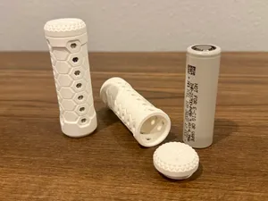 18650 & 21700 Flat Battery Case Lithium Single Cells