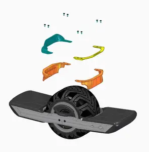HYPERFORMA_Floatwheel ADV-ADVPro Mini Fender +12 mm + Mudguard + Delete Fenders