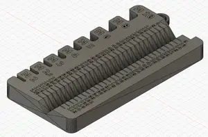 AMS READY - Quickly Measure & Sort M2, M3, M4, & M5 Metric Screws up to 50mm Long