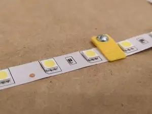 Parametric LED strip holder
