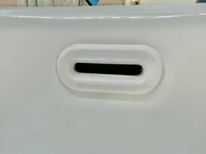 Bathroom Kitchen Overflow Cover Oval Sink Hole Cover
