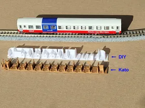 Interior for KATO rolling road accompanying car