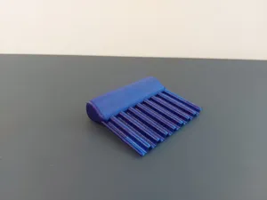 Simple wavy dough-cutter for play-dough