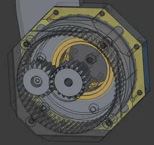 Planetary gearbox 1: 80 for NEMA 17/23