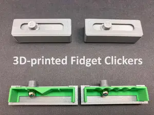 CocoSnaps: 3d-printed magnetic clickers without springs