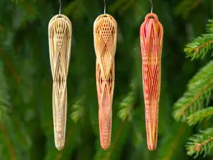 Diamond Icicle Christmas Ornaments 2025