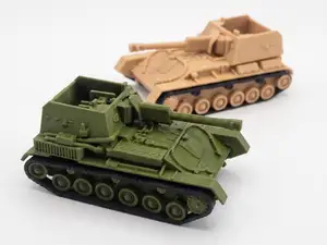 SU-76 self-propelled gun tank model 1:72