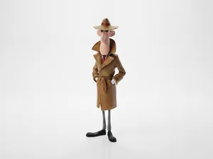 Inspector Gadget Figurine Cartoon 3D Printable