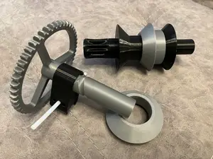 Half-width spool adapter (lead screw and spacer) for PASTA lite respooler