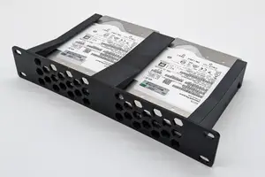 10 Inch Rack 1U 2x 3.5 HDD Mount